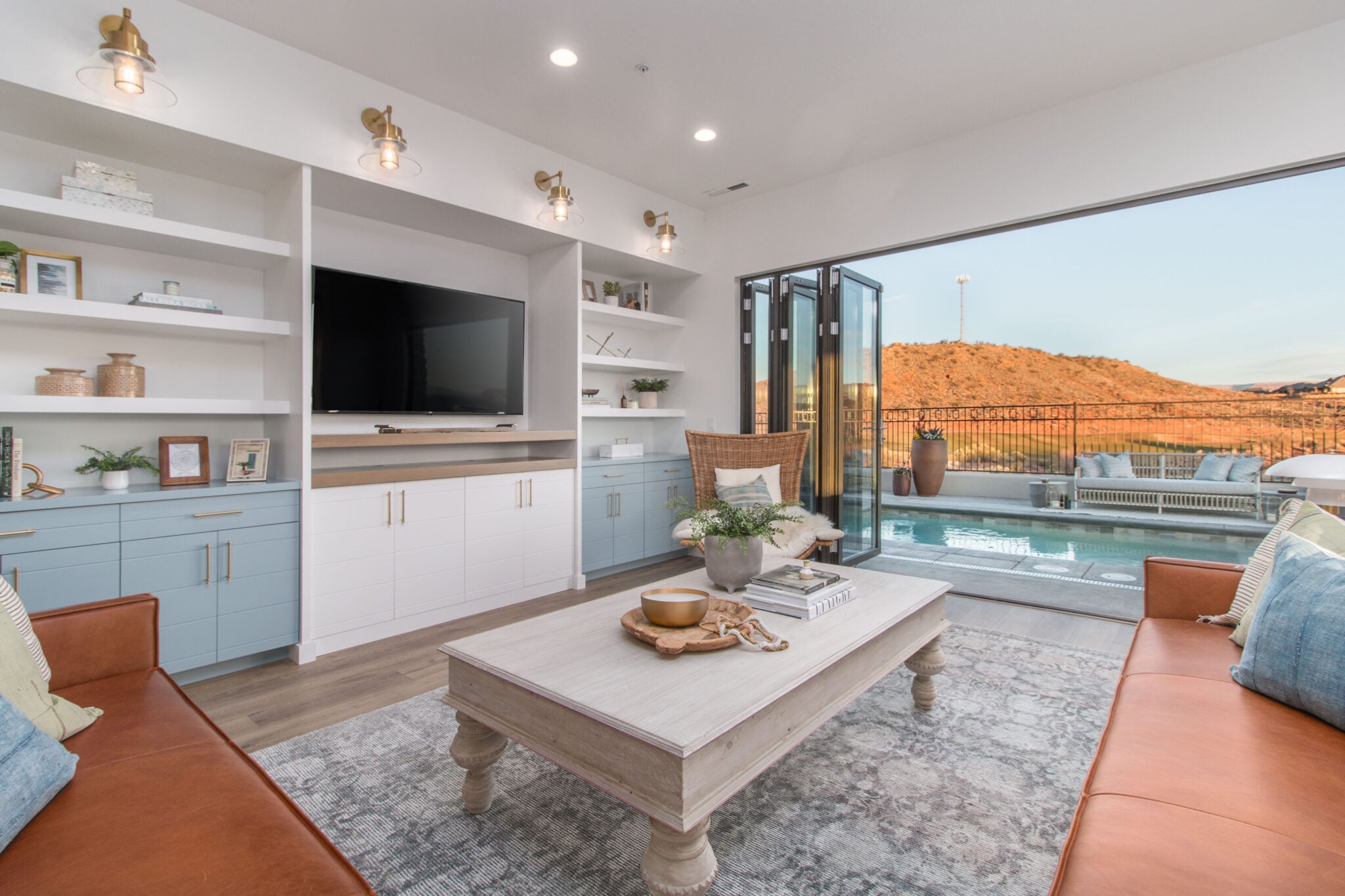 Living room in a professionally managed Utah vacation home